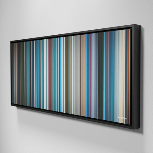 Side view of Framed Buff's of Aquaman Frome on the wall