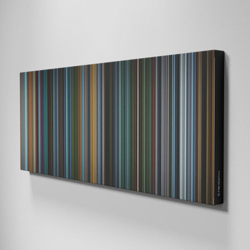 Side view of Buff's of X2: X-Men United Frome on the wall