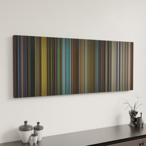 X-Men: Days of Future Past canvas art in modern interior - movie color palette