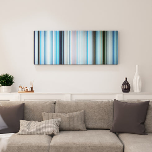 Happy Feet canvas print in living room - film wall decor
