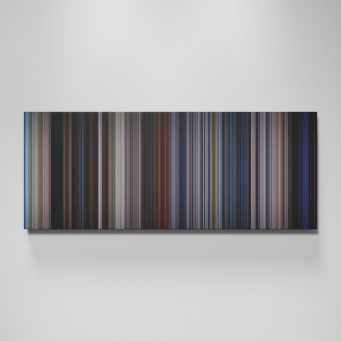 Flight of the Navigator movie canvas wall art - color palette print