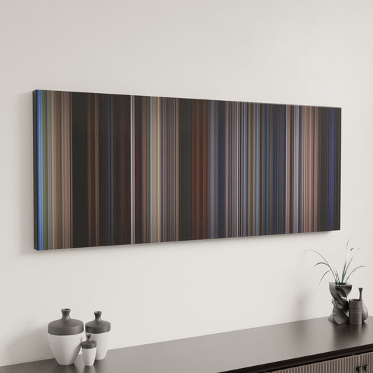 Minimal interior design with Flight of the Navigator Frome on the wall