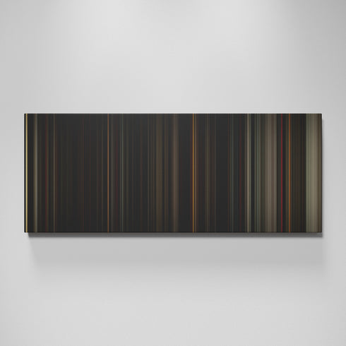 The Road movie canvas wall art - color palette print