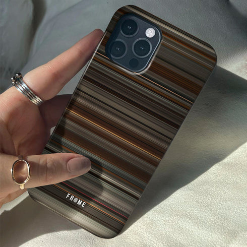 the road Frome phone case when holding in hands