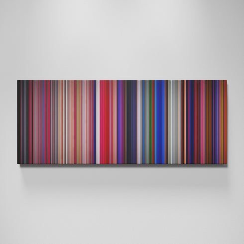Suspiria movie canvas wall art - color palette print