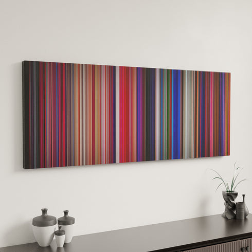 Suspiria canvas art in modern interior - movie color palette