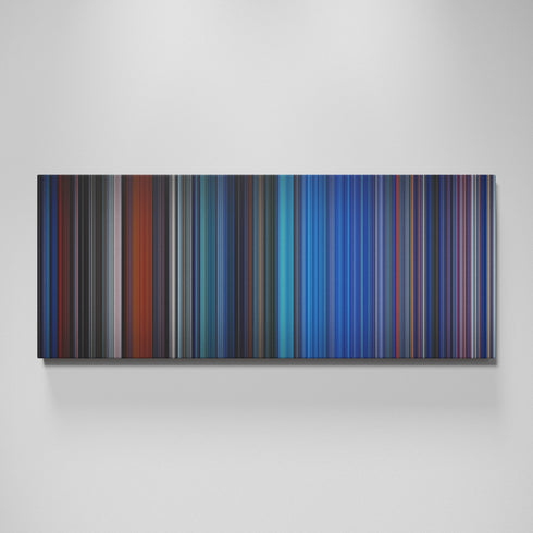 TRON movie canvas wall art - color palette print