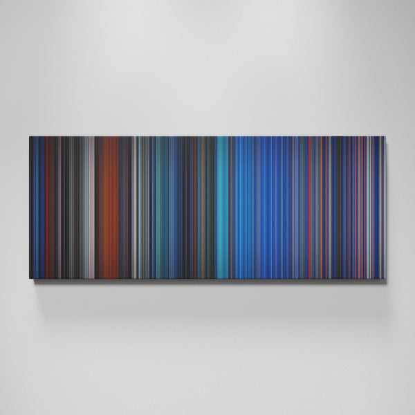 TRON movie canvas wall art - color palette print