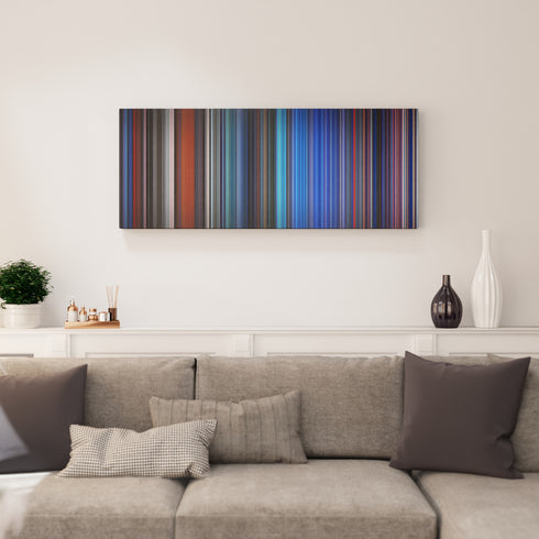 TRON canvas print in living room - film wall decor