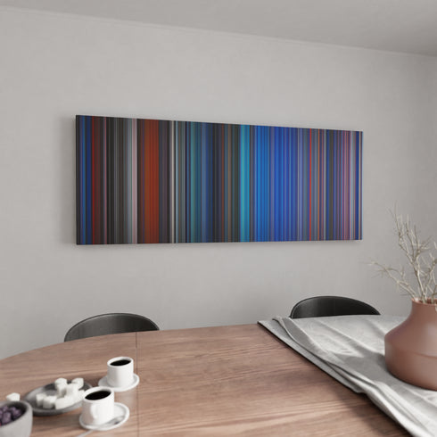 TRON canvas wall art in kitchen - movie decor