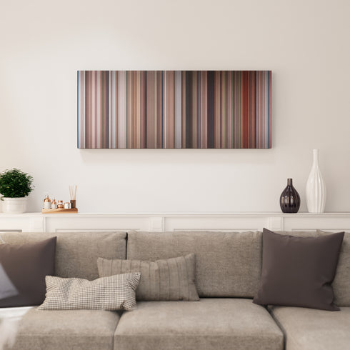 Overboard canvas print in living room - film wall decor