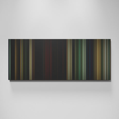 The Last of the Mohicans movie canvas wall art - color palette print