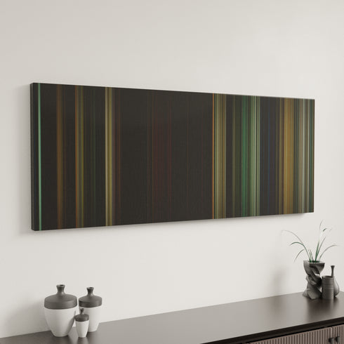 The Last of the Mohicans canvas art in modern interior - movie color palette