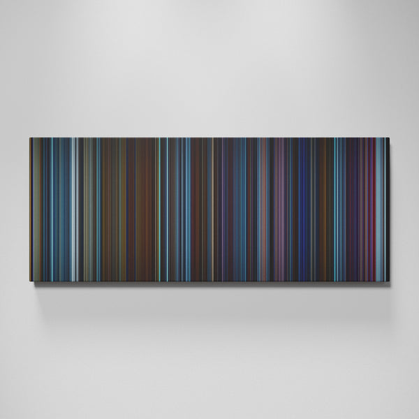Pacific Rim movie canvas wall art - color palette print
