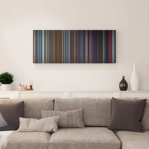 Pacific Rim canvas print in living room - film wall decor