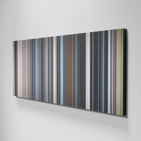 Side view of Basic of The X Files Frome on the wall