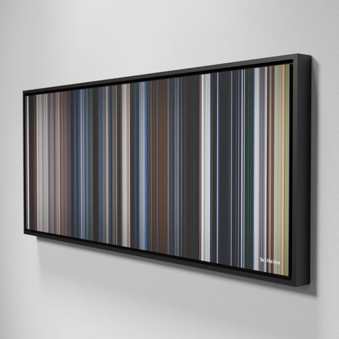 Side view of Framed Buff's of The X Files Frome on the wall