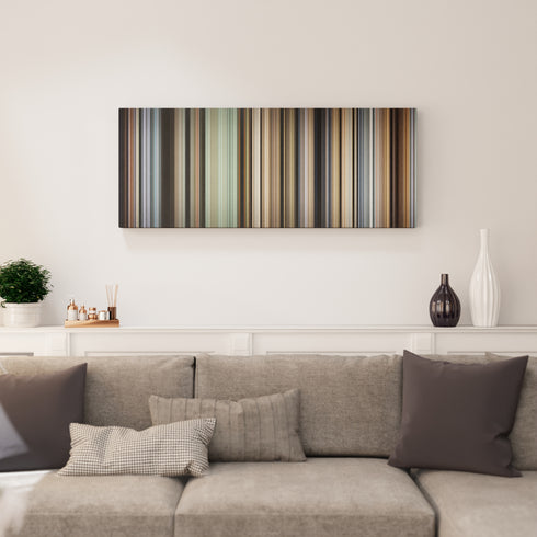 Sahara canvas print in living room - film wall decor