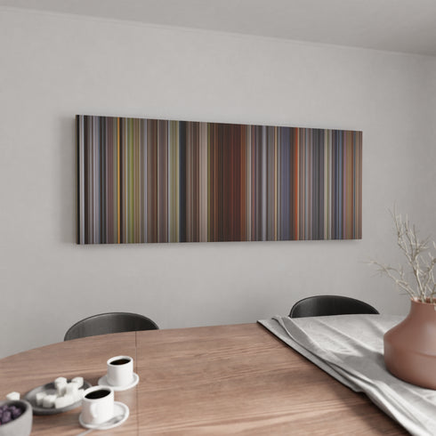 Kitchen with The Color Purple Frome on the wall