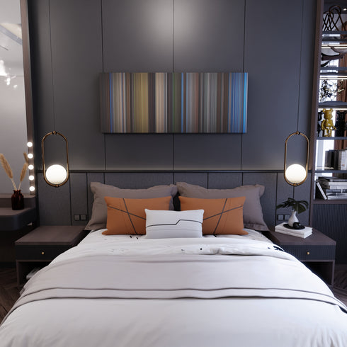 Bedroom interior with Xena: Warrior Princess - Ides of March Frome on the wall