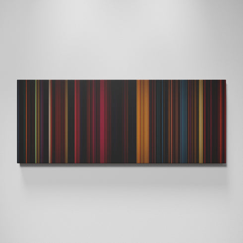 Mandy movie canvas wall art - color palette print