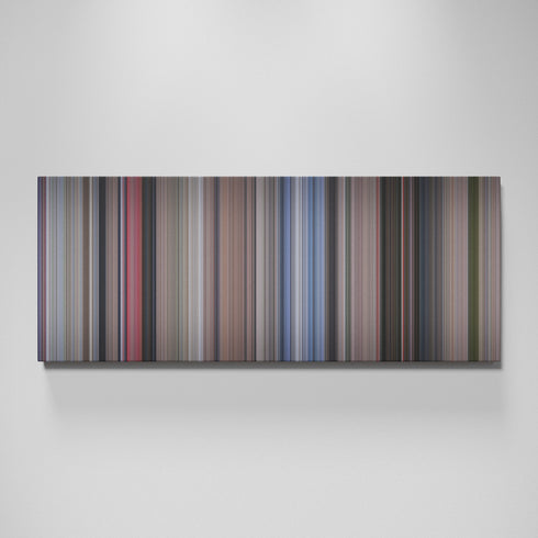The Great Race movie canvas wall art - color palette print