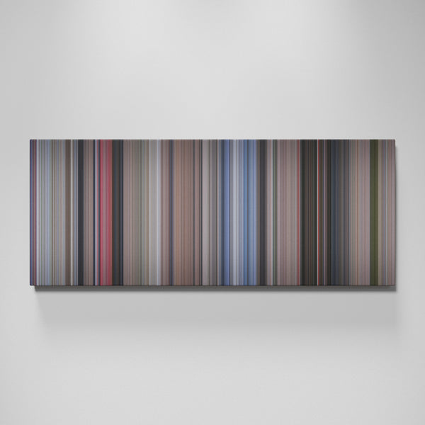 The Great Race movie canvas wall art - color palette print