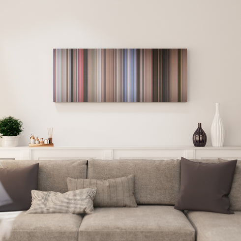 Living room interior with The Great Race Frome on the wall