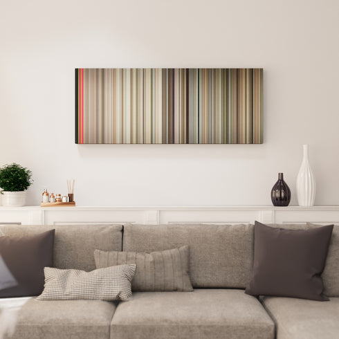 It's a Mad Mad Mad Mad World canvas print in living room - film wall decor