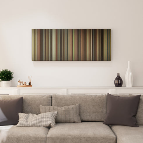 Julie & Julia canvas print in living room - film wall decor