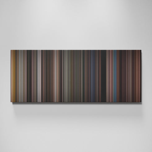 Cover Girl movie canvas wall art - color palette print