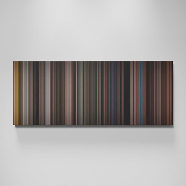 Cover Girl movie canvas wall art - color palette print