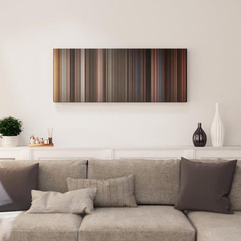 Living room interior with Cover Girl Frome on the wall