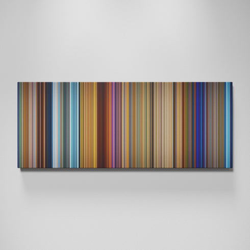 The Road to El Dorado movie canvas wall art - color palette print