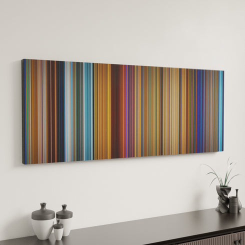 The Road to El Dorado canvas art in modern interior - movie color palette