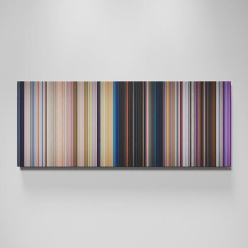 Zootopia movie canvas wall art - color palette print