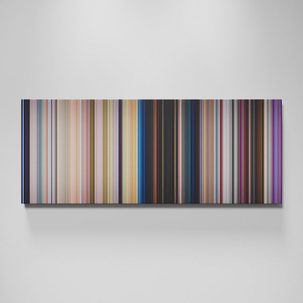 Zootopia movie canvas wall art - color palette print