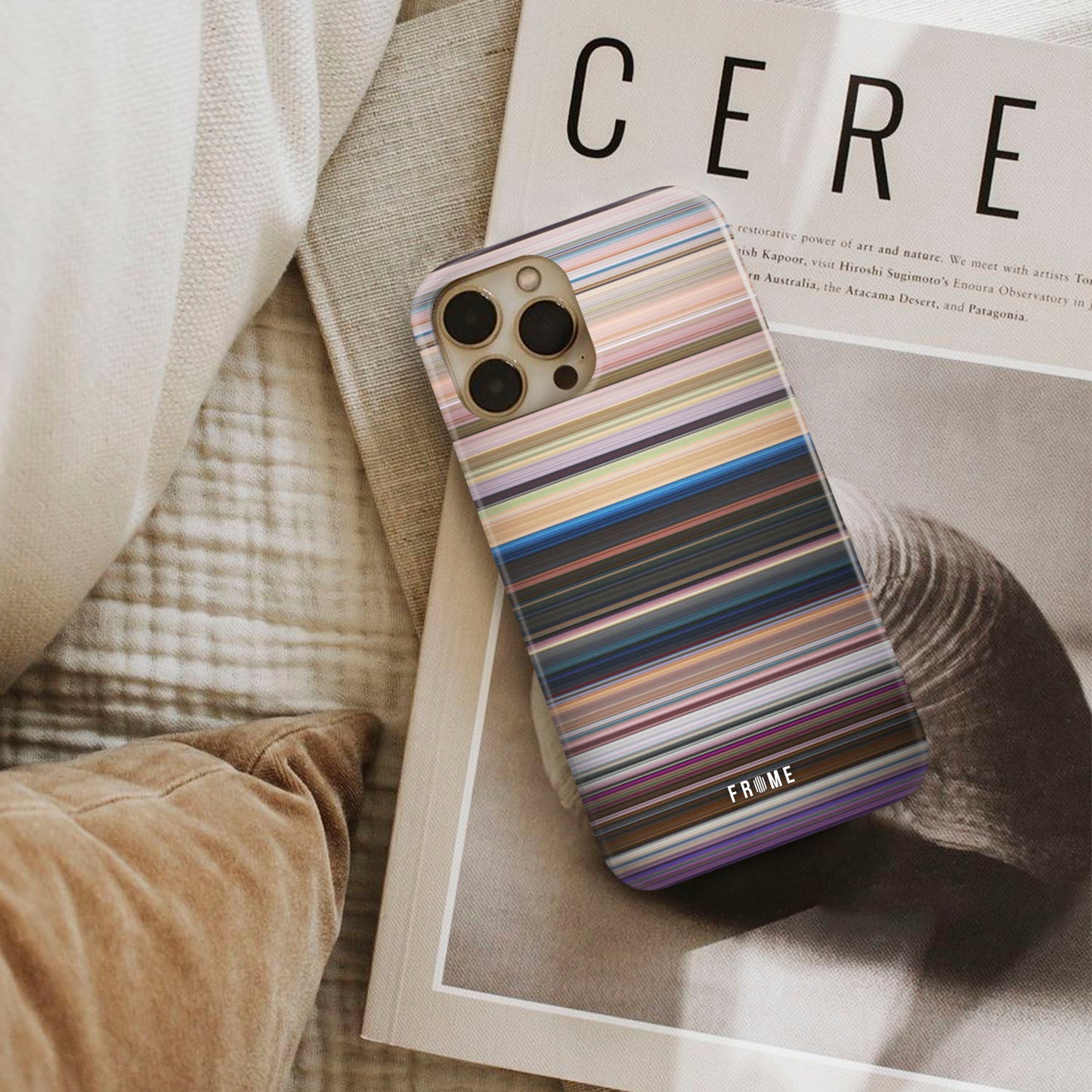 zootopia Frome phone case next to interior items