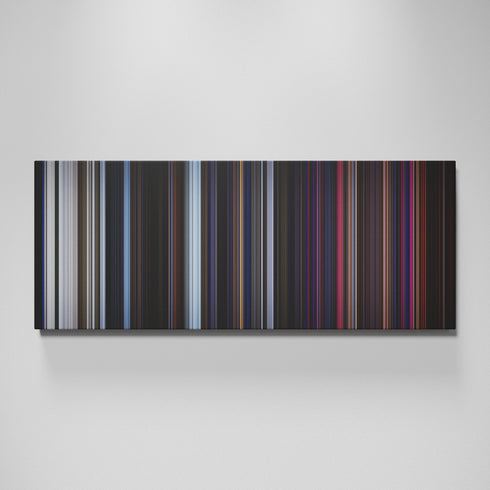 The Thing movie canvas wall art - color palette print