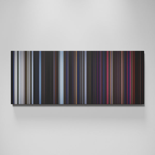 The Thing movie canvas wall art - color palette print