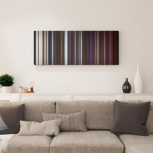 The Thing canvas print in living room - film wall decor