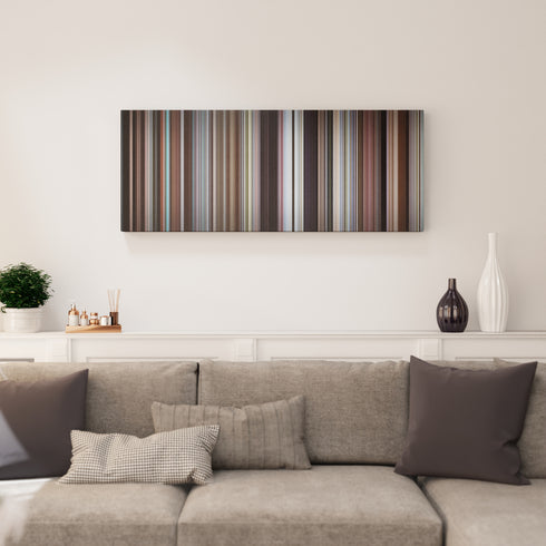 Harold and Maude canvas print in living room - film wall decor