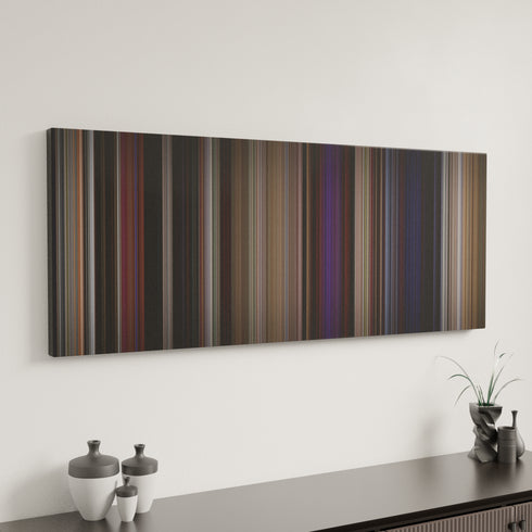 The Blues Brothers canvas art in modern interior - movie color palette