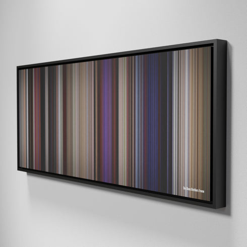 Side view of Framed Buff's of The Blues Brothers Frome on the wall