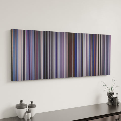 Punch-Drunk Love canvas art in modern interior - movie color palette
