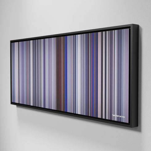 Side view of Framed Buff's of Punch-Drunk Love Frome on the wall