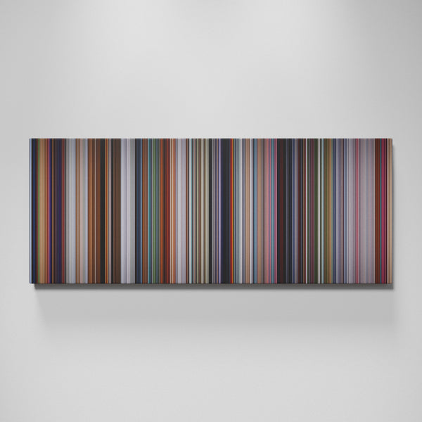 The Incredibles movie canvas wall art - color palette print