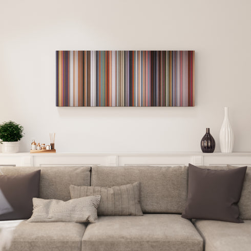 Living room interior with The Incredibles Frome on the wall