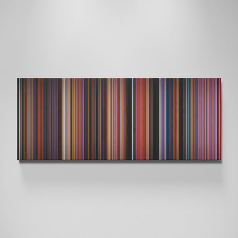 Incredibles 2 movie canvas wall art - color palette print