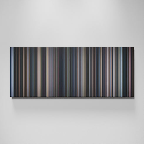 Cinema Paradiso movie canvas wall art - color palette print